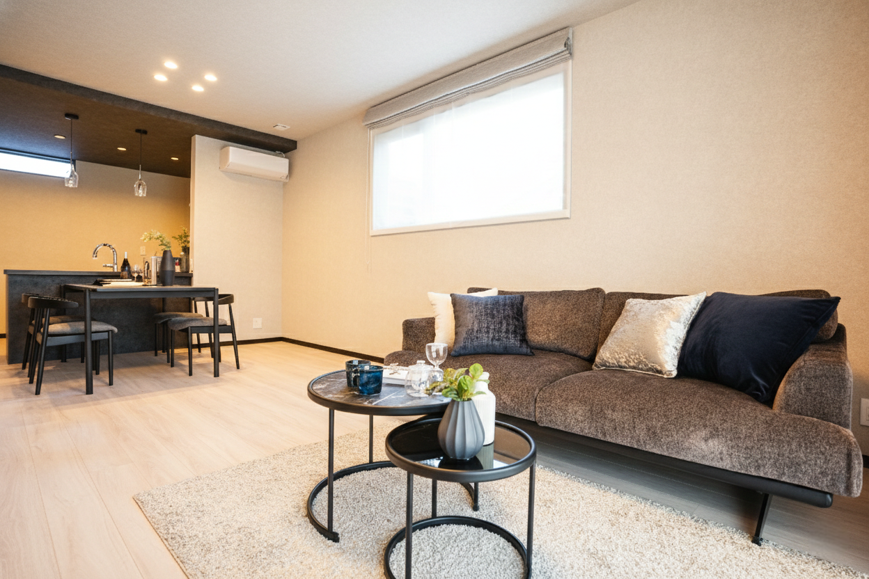 T-2/ガラスに比べて熱を通しやすいフレームの露出を少なくすることで熱ロスを低減。快適な室内環境が実現。