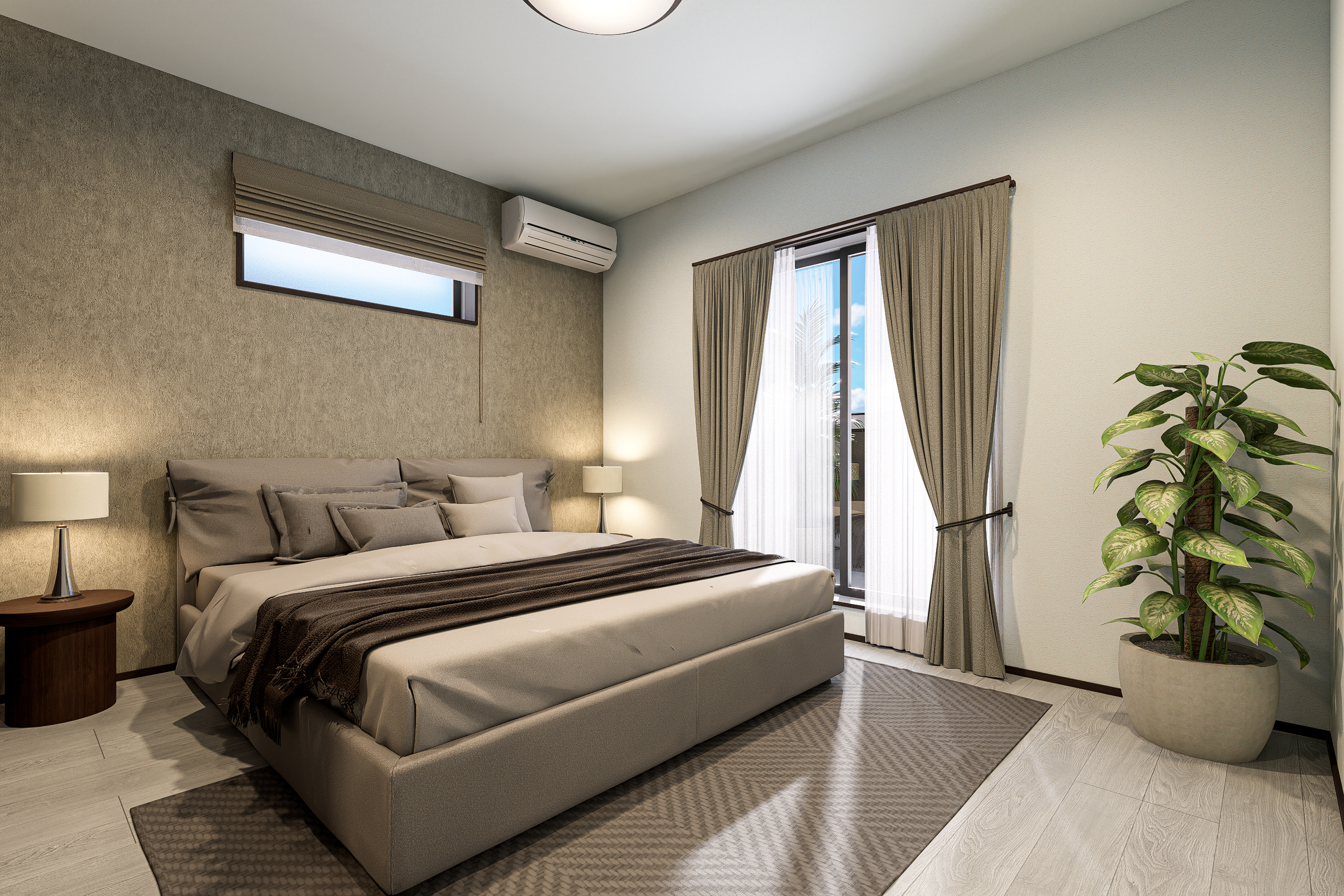 T-2/おはようからおやすみまで、どの時間帯にも心地よく過ごせる空間で、上質なリラックスタイムが叶います。