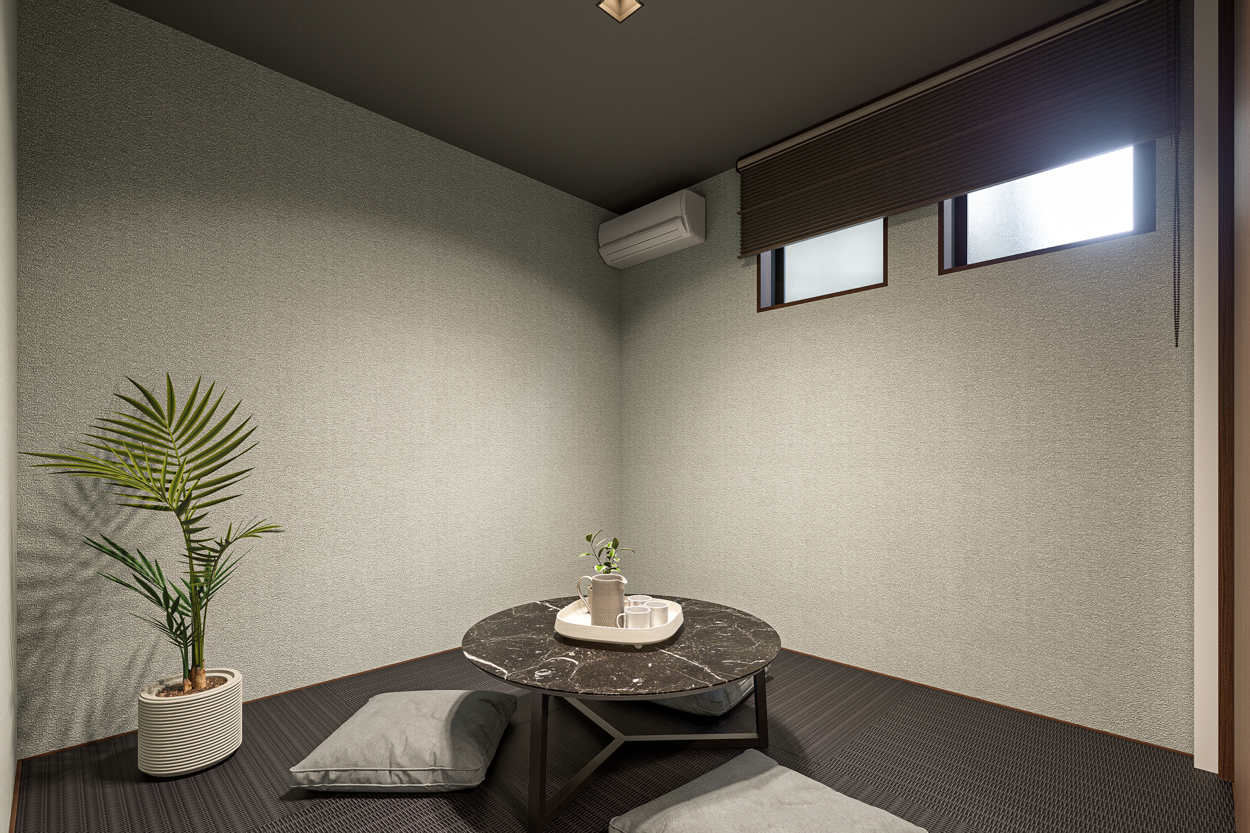 T-2/ゲストを招く際は上品な茶の間として、日常ではリビングの延長として、その時々のライフスタイルに寄り添います。