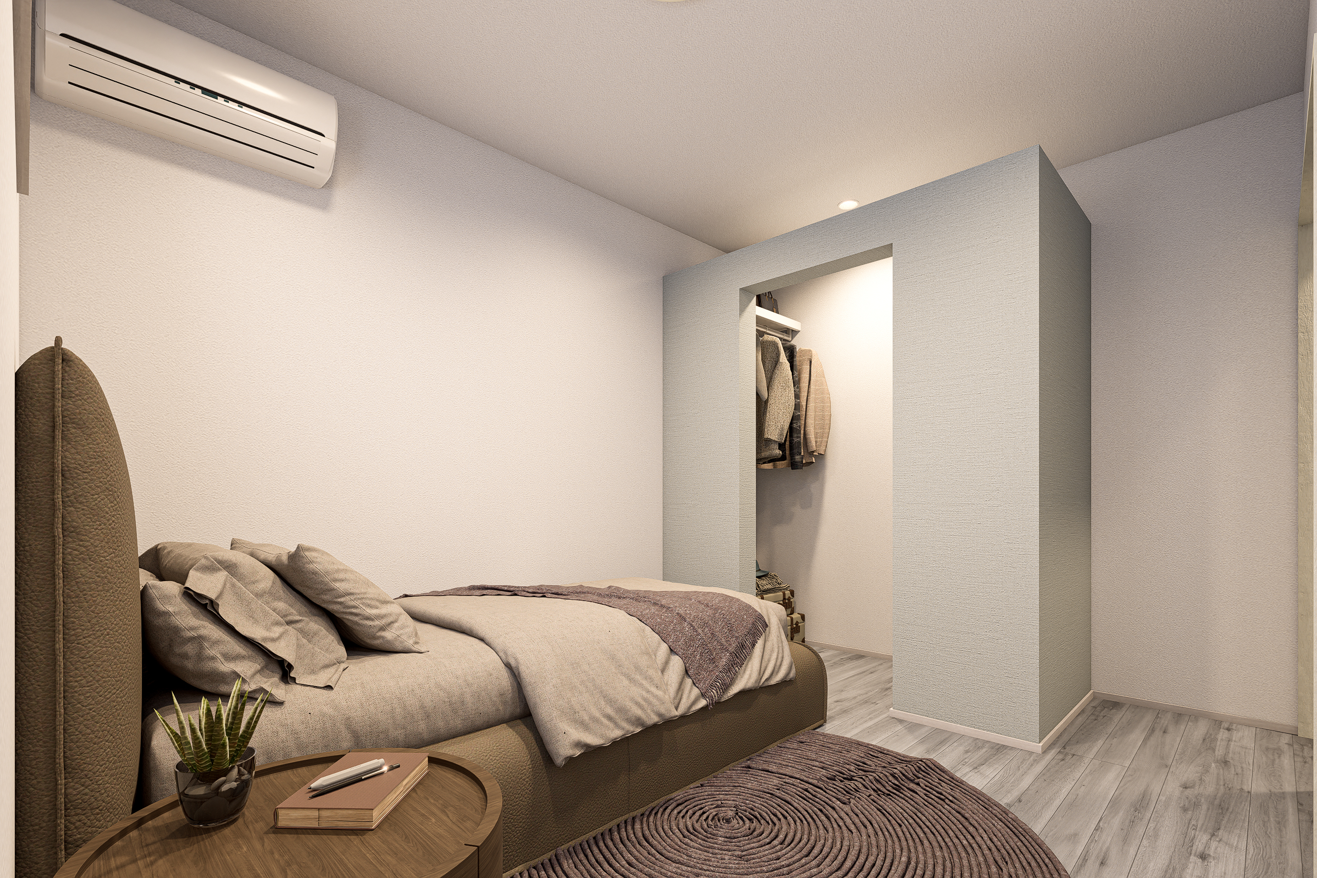 T-1/洋室は子供部屋としてはもちろん、静かな書斎としても。自由度の高い空間が、家族の「今」に寄り添います。