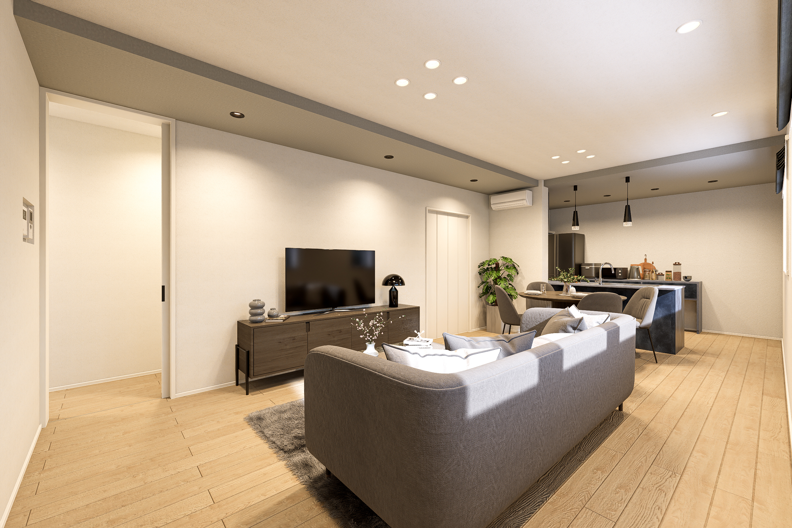 T-2/「夏は涼しく、冬は暖かい」高断熱な住まい。外気の影響を受けにくく、一年中心地よさが持続します。