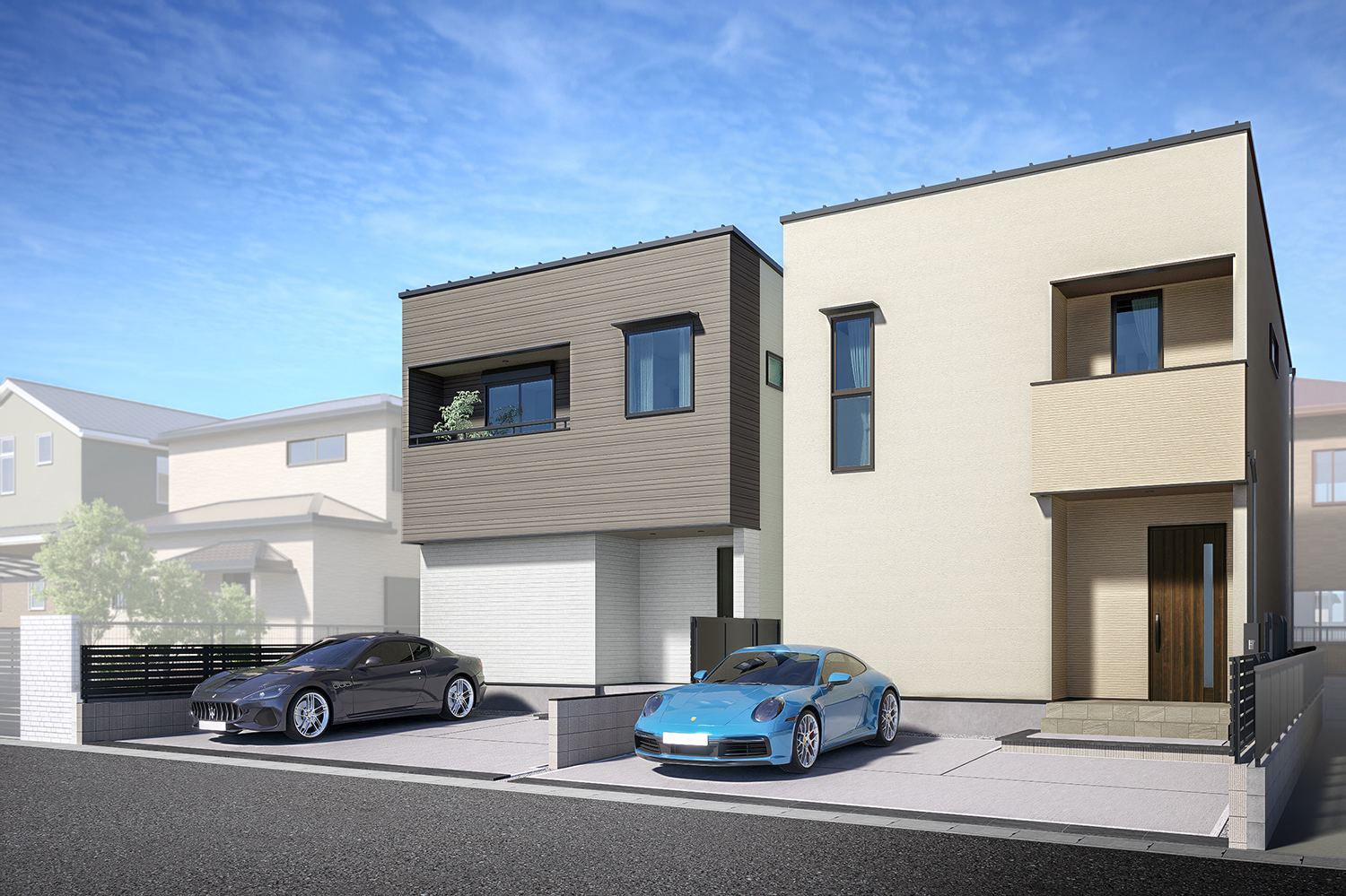 T-1、T-2／床暖房や20帖超の広々LDK、優れた家事動線など、暮らしやすさと快適さにこだわりました。